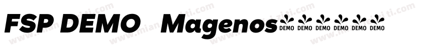 FSP DEMO   Magenos字体转换